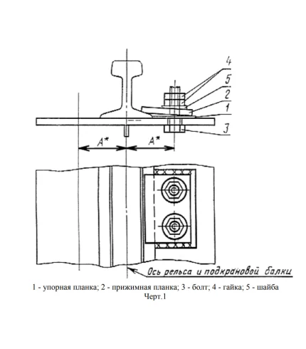 Планка упорная У2 - Чертёж